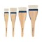 Creative Mark Mandalay Professional Goat Hair Hake Brush - Set of 4 Wide Paint Brushes with Paddle Handle for Professional Artists - Soft Natural Bristles Ideal for Sumi-e and Color Washes